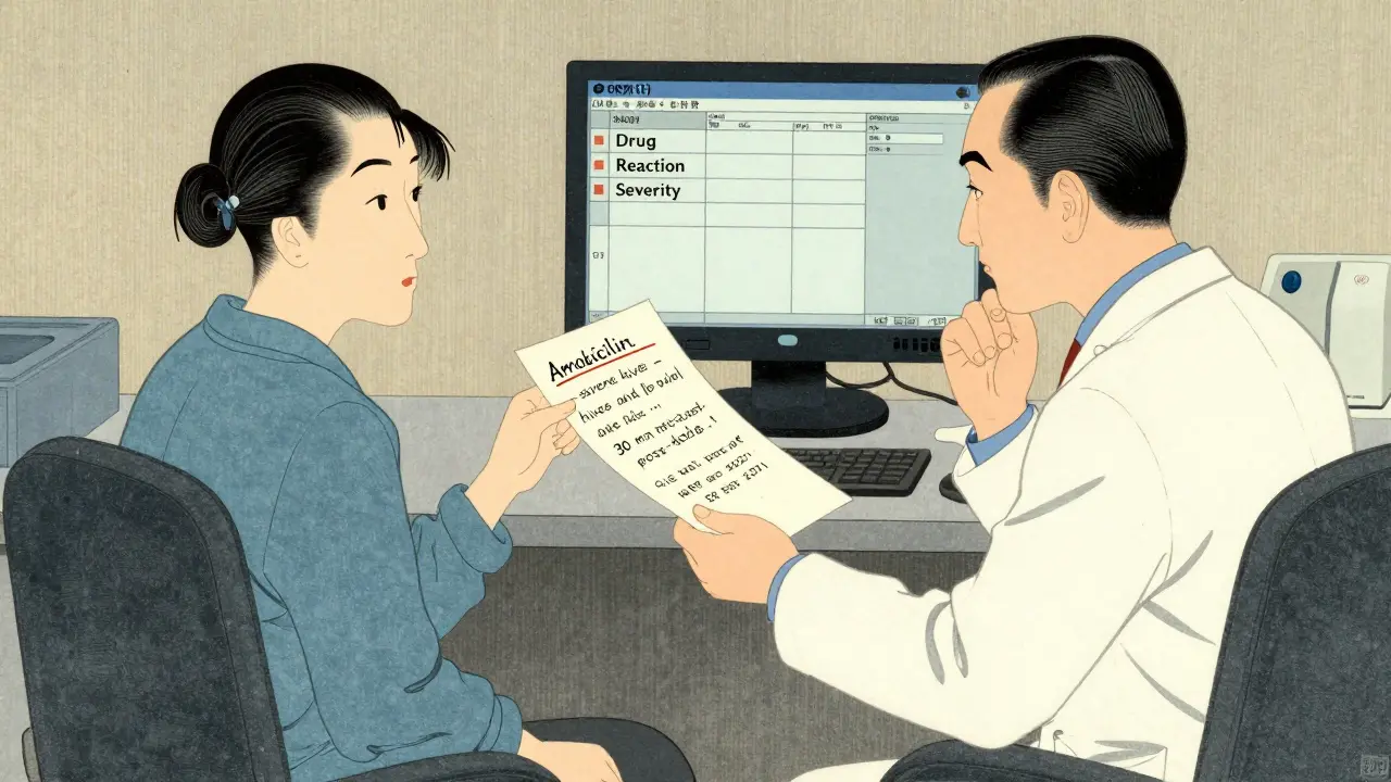 How to Document Drug Allergies in Your Medical Records Safely